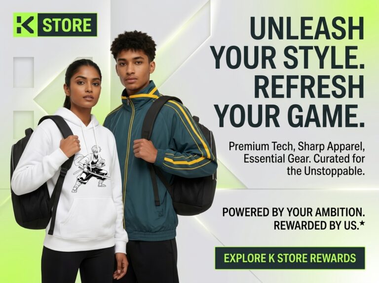 KStore Now Has Merchencise — Branded Backpacks, Windcheaters & Streetwear, Shipped to Your Door